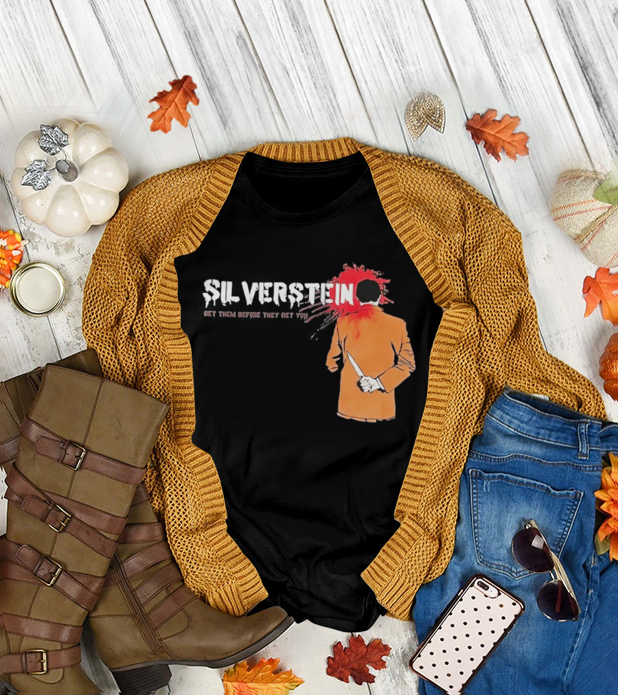 Silverstein Get Them Before They Get You Knife and Bloodstain T-Shirt