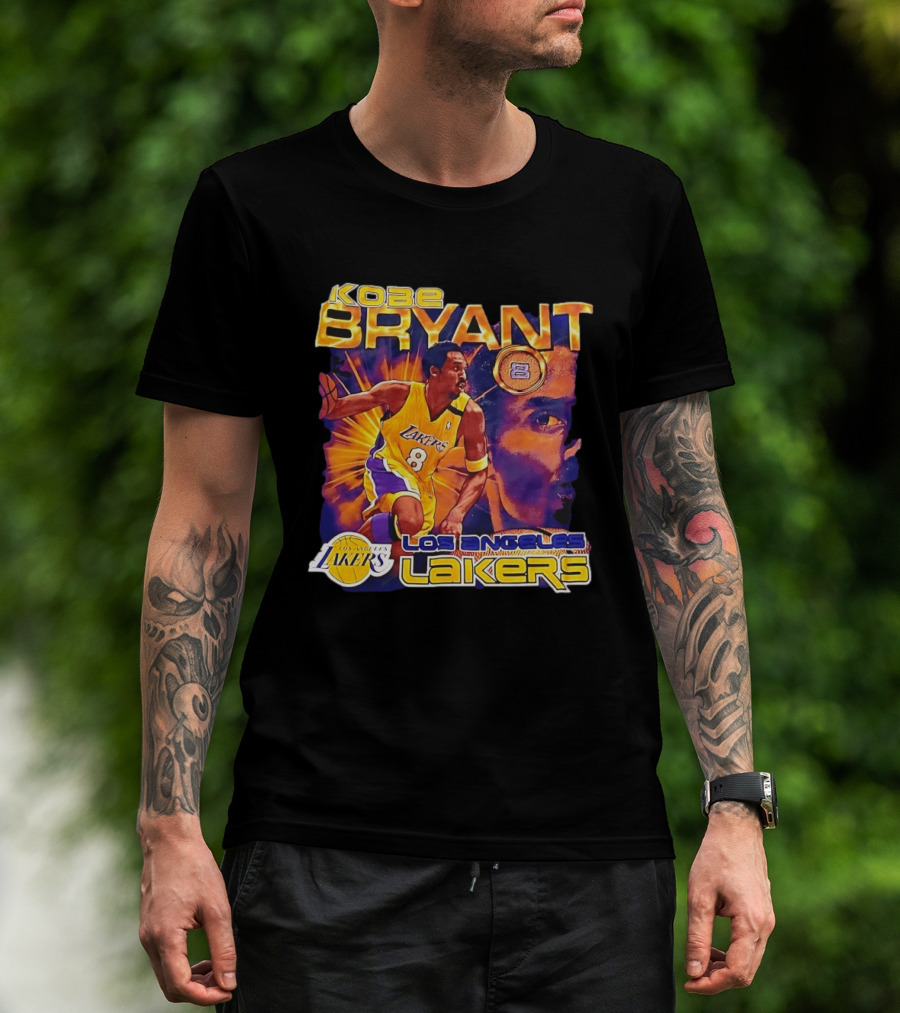 Kobe Bryant Los Angeles Lakers 8 Coin Lakers T-Shirt