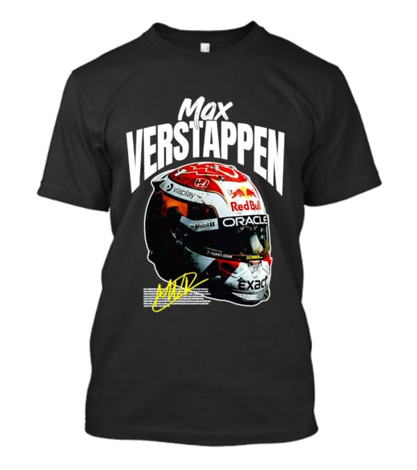 Max Verstappen Red Bull Oracle Racing Helmet T-Shirt