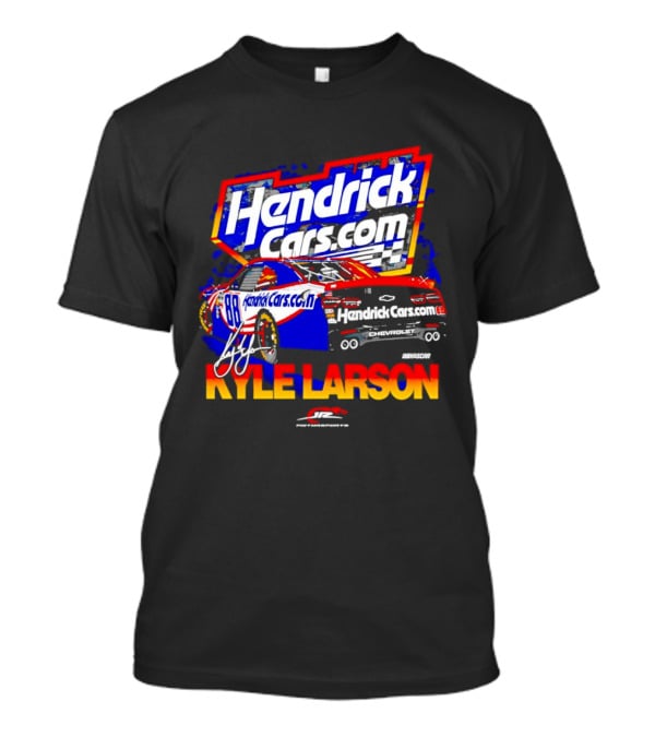 Kyle Larson HendrickCars.com No 88 Chevrolet Camaro SS Racing T-Shirt