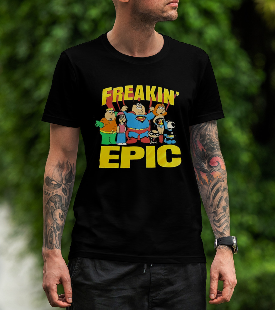Family Guy Super Friends Freakin' Epic DC Comics Spoof T-Shirt