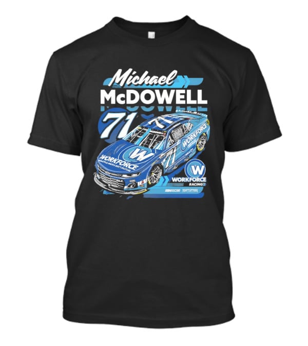 Michael McDowell 71 Workforce NASCAR Spire Motorsports Chevrolet Camaro ZL1 T-Shirt