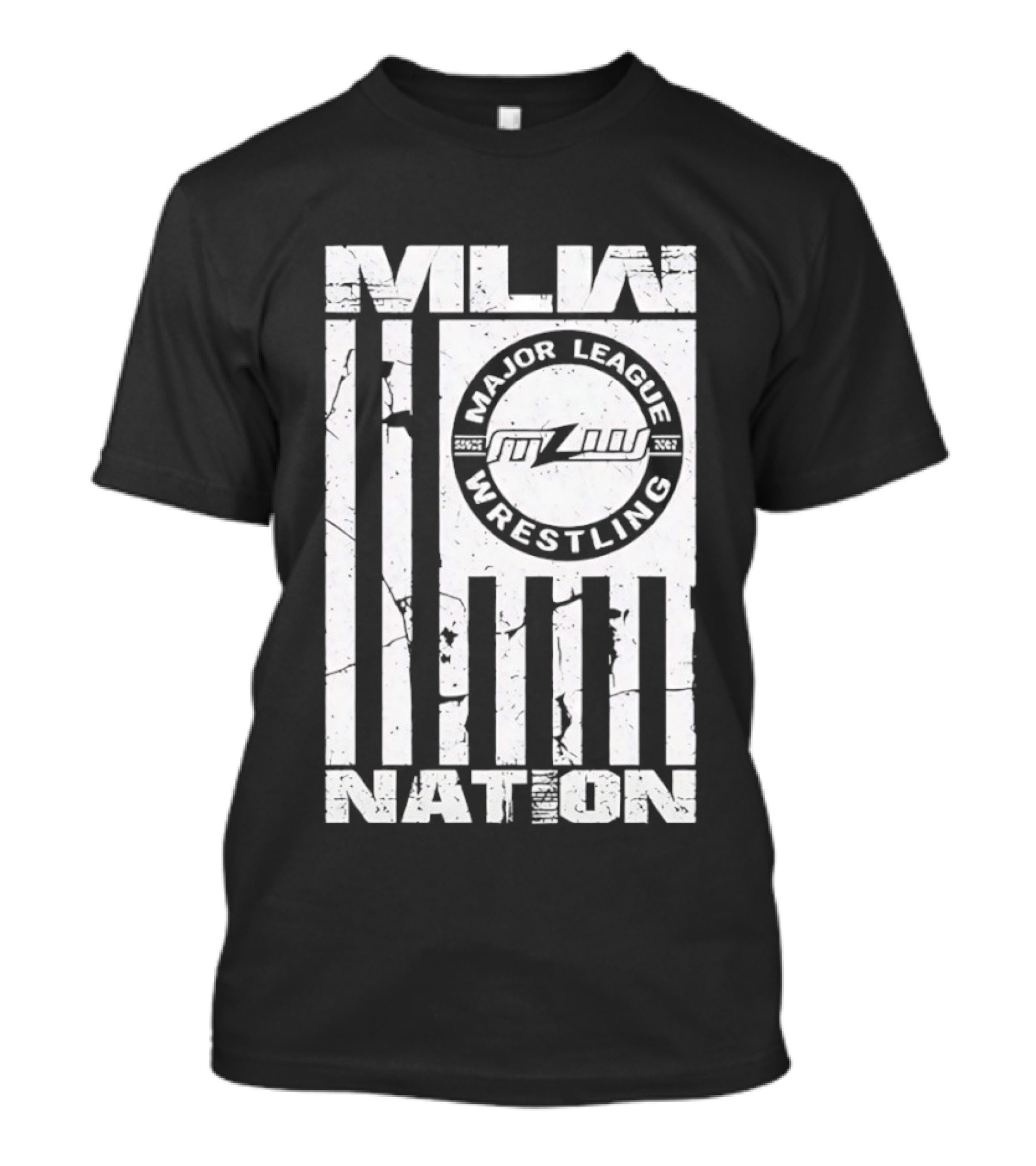 MLW Major League Wrestling Nation American Flag T-Shirt