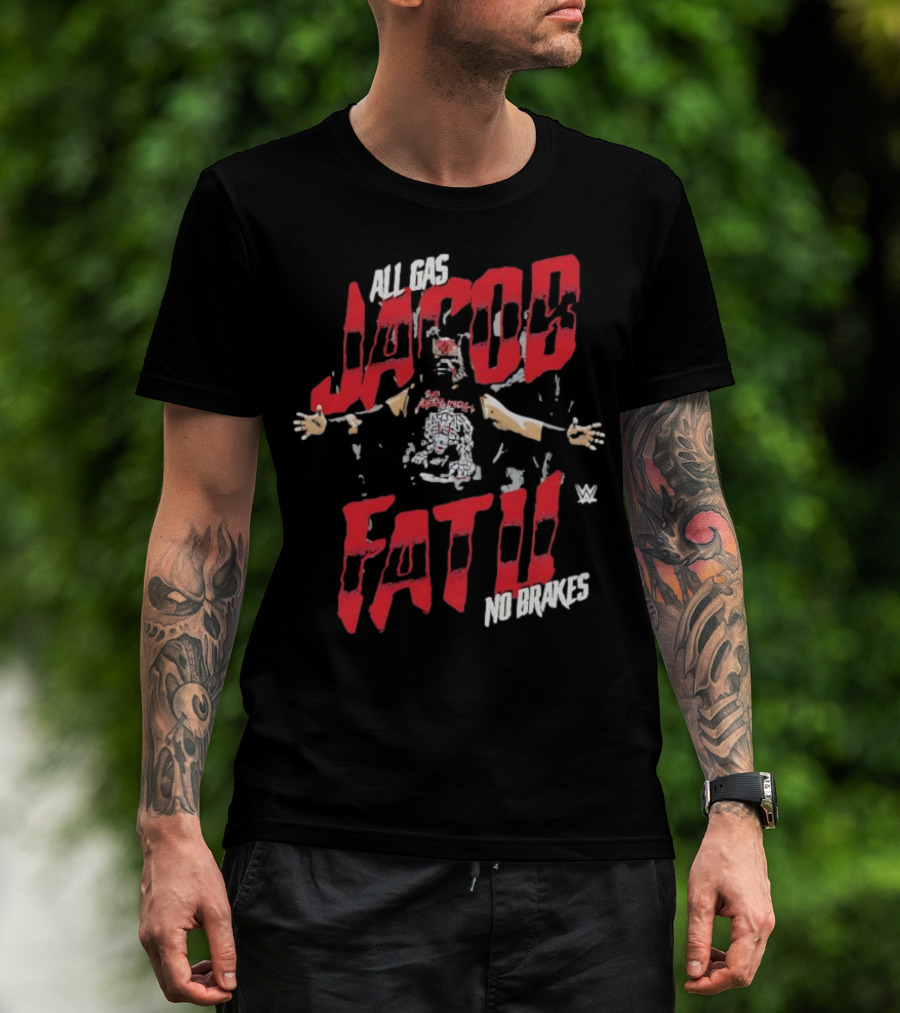 Jacob Fatu All Gas No Brakes Wrestling WWE Style T-Shirt