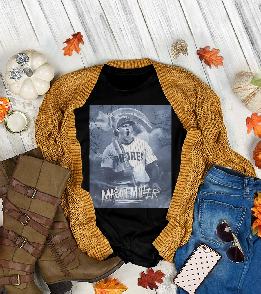 Mason Miller Padres Halloween Baseball 2025 T-Shirt