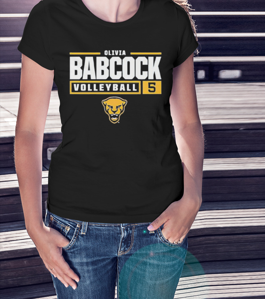 Olivia Babcock Volleyball Pitt Panthers 5 T-Shirt