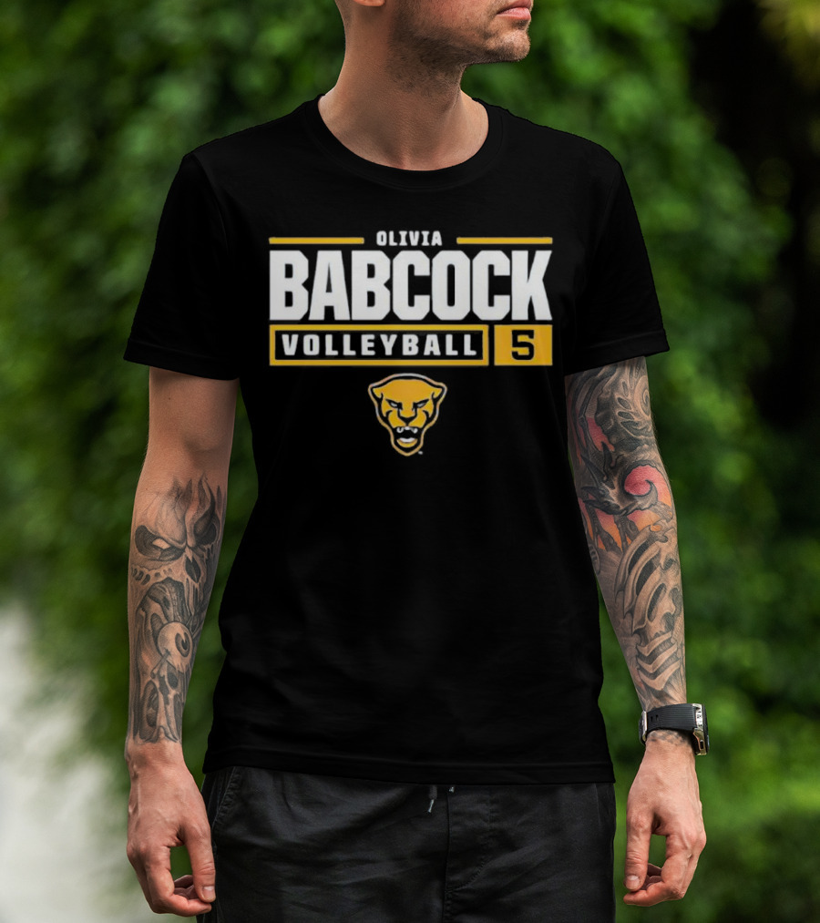 Olivia Babcock Volleyball Pitt Panthers 5 T-Shirt