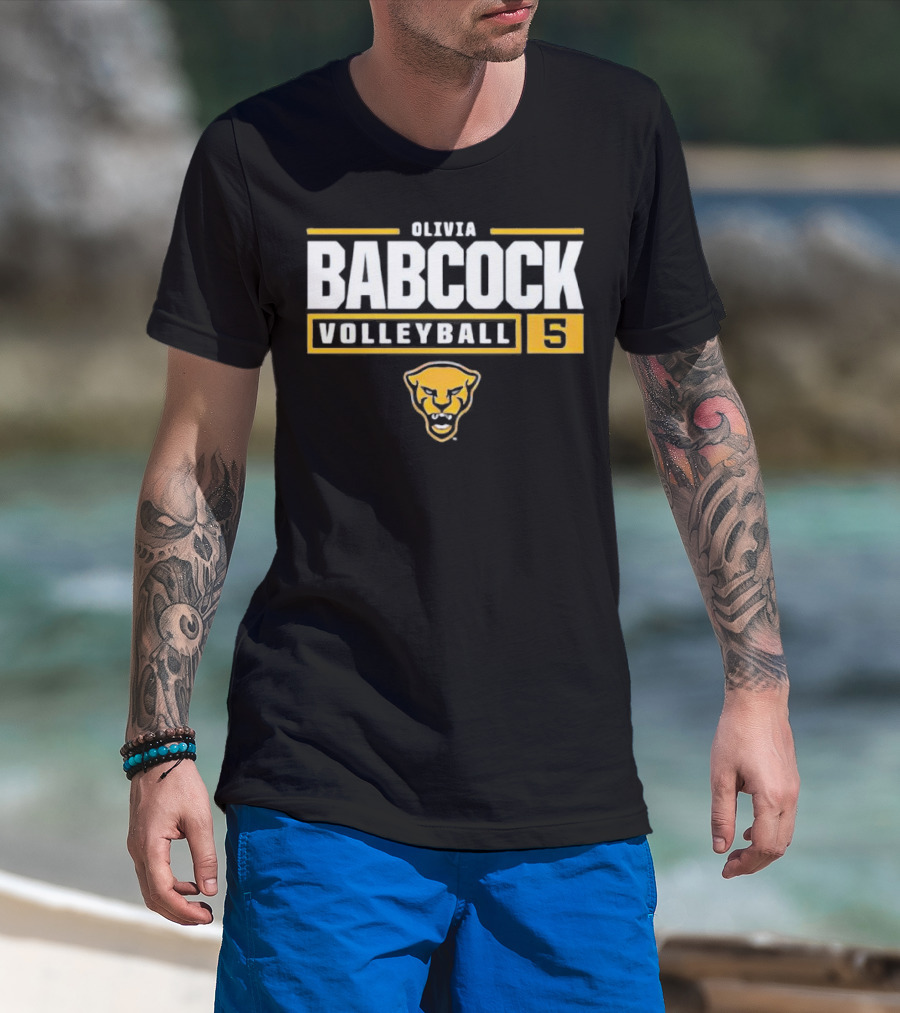 Olivia Babcock Volleyball Pitt Panthers 5 T-Shirt