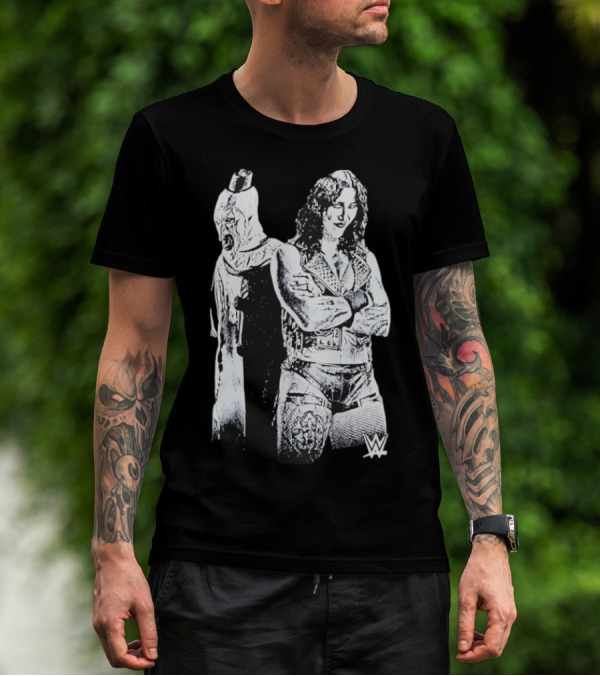 Rhea Ripley Terrifier WWE Collaboration Black Ripple Junction T-Shirt