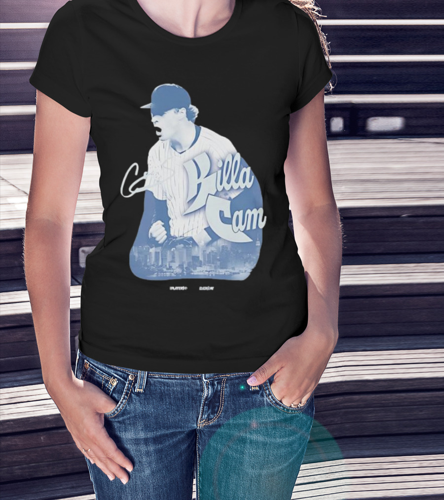 Killa Cam New York Yankees Cityscape Pitcher Style T-Shirt