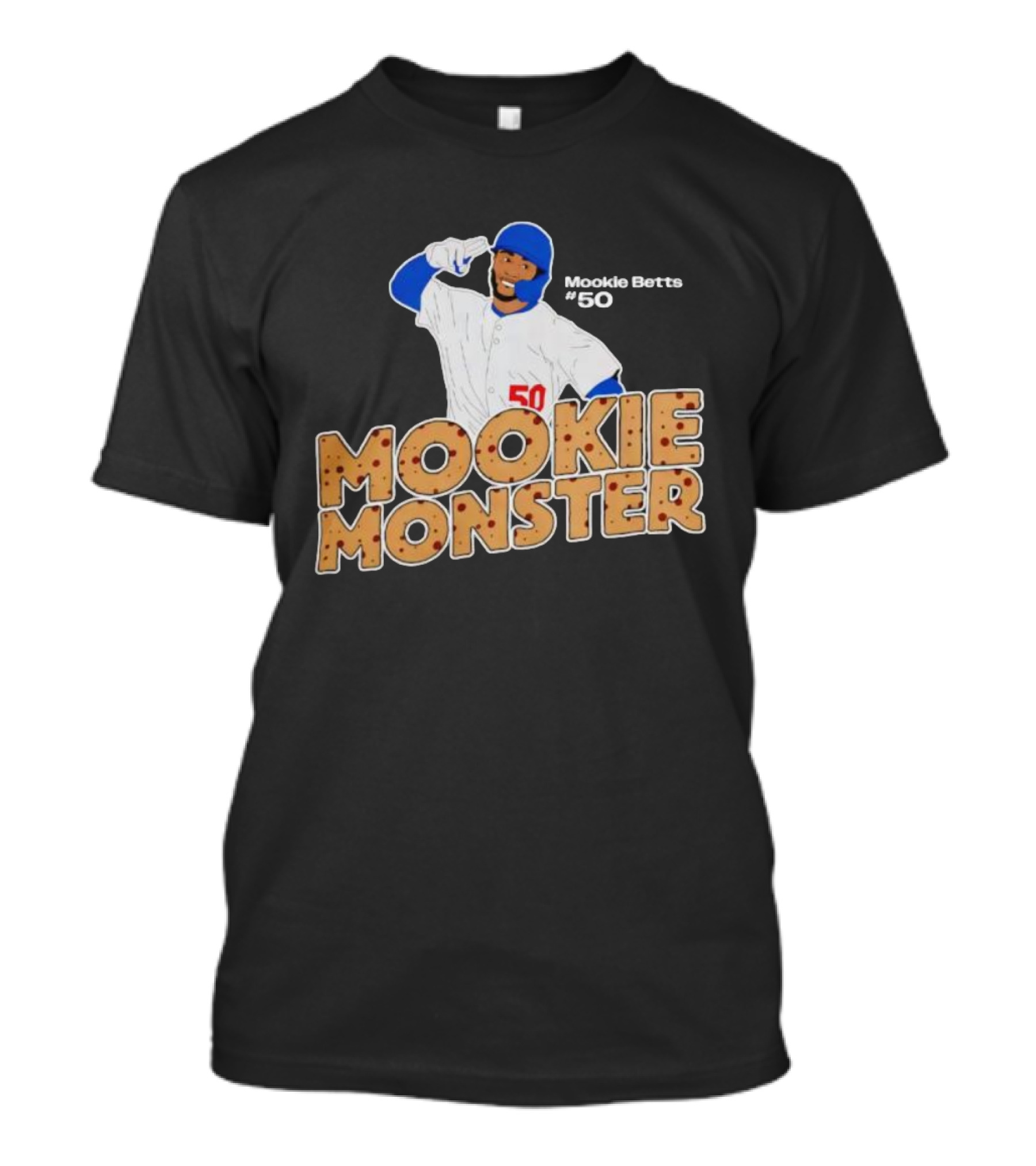 Los Angeles Dodgers Mookie Betts Mookie Monster #50 2025 World Series Champions T-Shirt