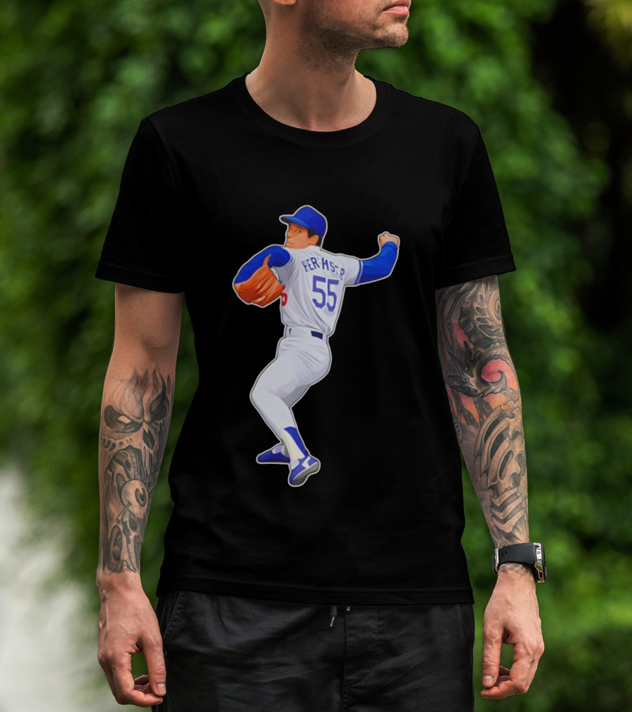 Orel Hershiser 55 Los Angeles Dodgers MLB Baseball Legend 2025 T-Shirt