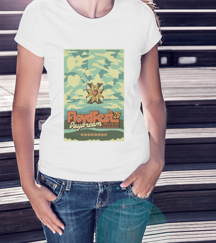FloydFest 2026 Daydream Music Magic Mountains July 22-26 Event T-Shirt