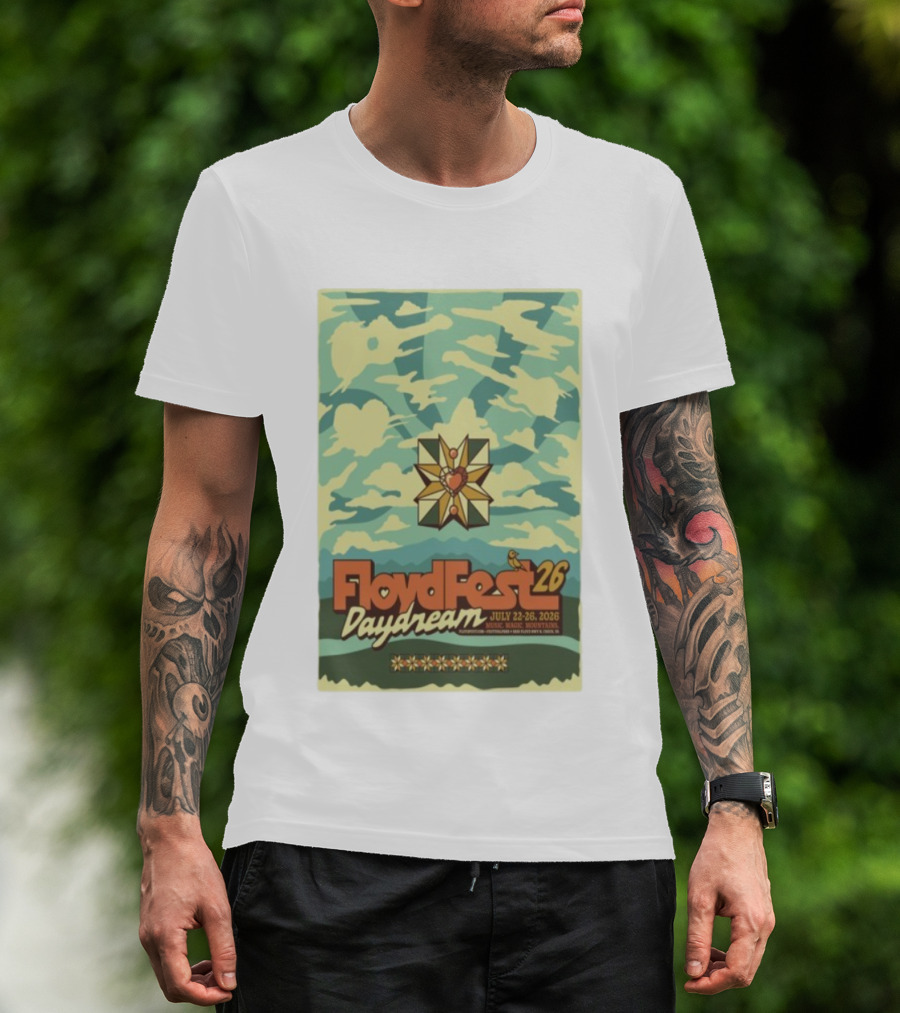 FloydFest 2026 Daydream Music Magic Mountains July 22-26 Event T-Shirt