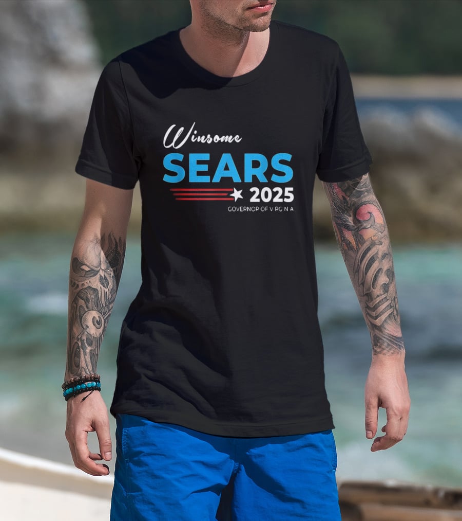 Winsome Sears Governor Of Virginia 2025 Election Campaign T-Shirt
