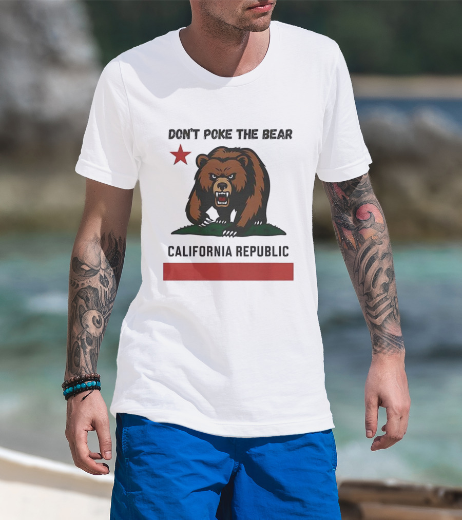 Don’t Poke The Bear California Republic Star Icon T-Shirt