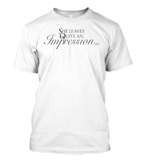 Sabrina Carpenter She Leaves Quite An Impression Statement T-Shirt