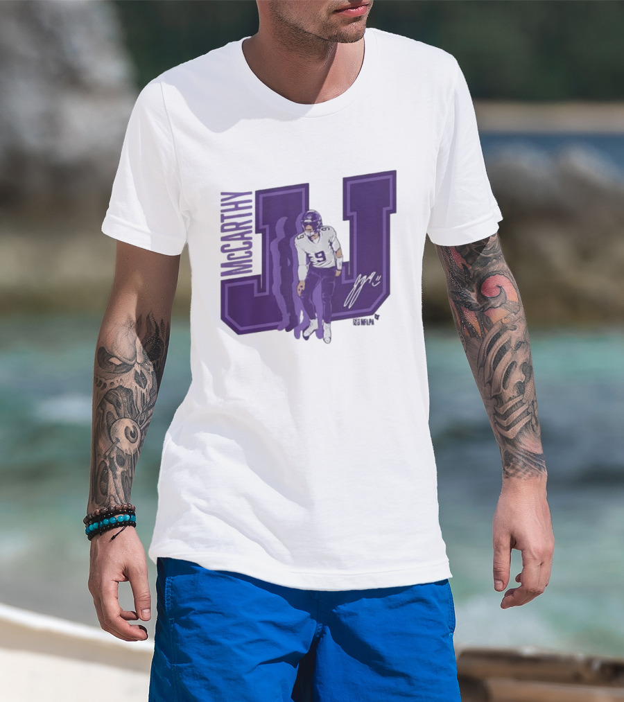 J.J. McCarthy Griddy Signature T-Shirt