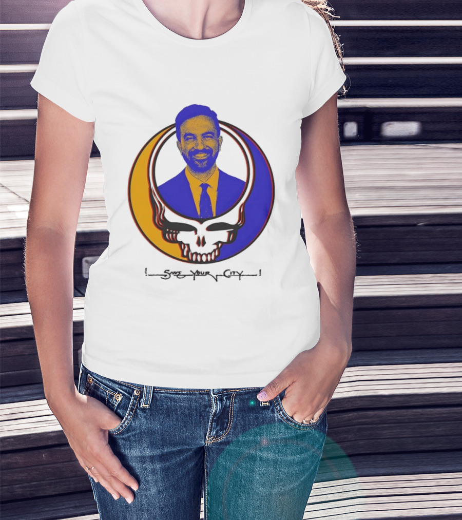 Steal Your Face X Zohran Mamdani Logo T-Shirt