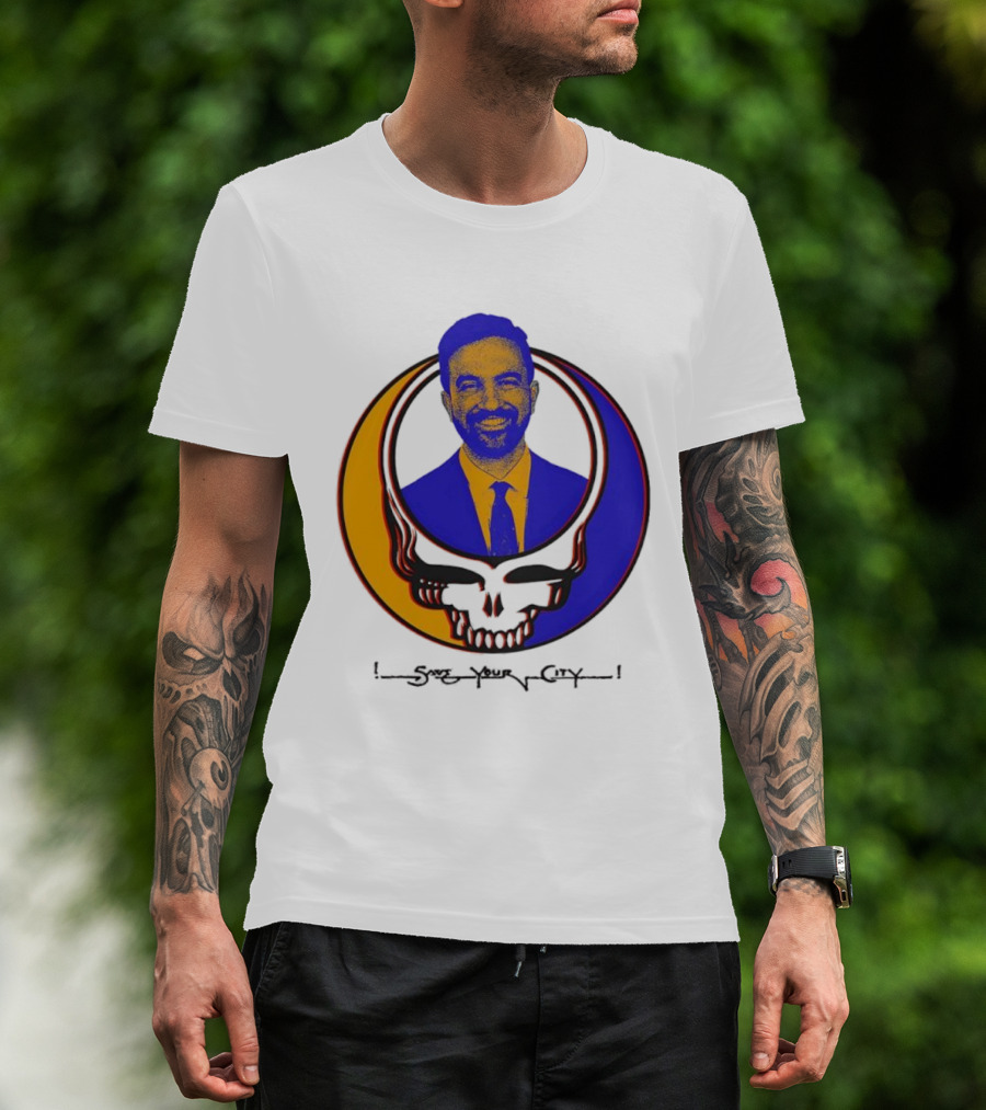 Steal Your Face X Zohran Mamdani Logo T-Shirt