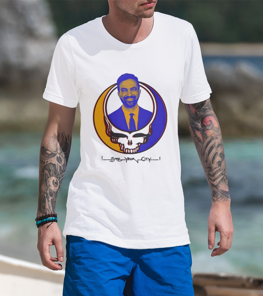 Steal Your Face X Zohran Mamdani Logo T-Shirt