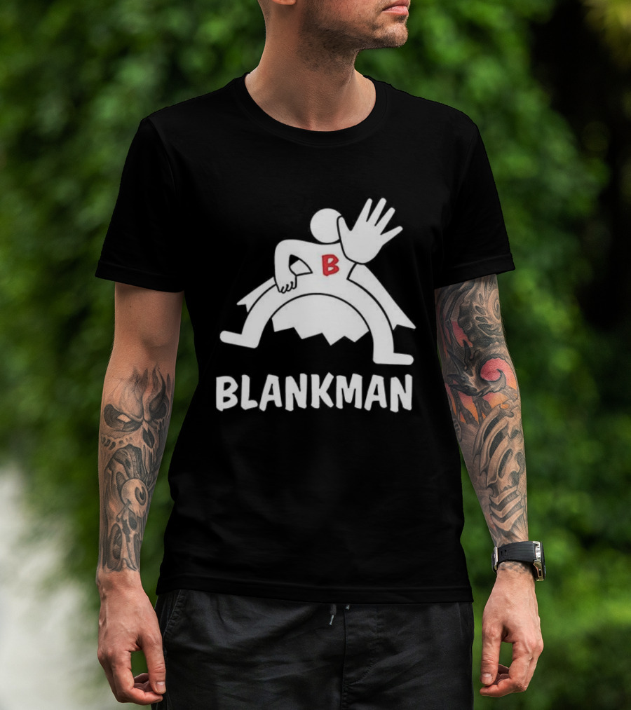BLANKMAN Superhero B Emblem T-Shirt