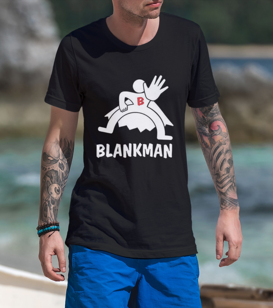 BLANKMAN Superhero B Emblem T-Shirt