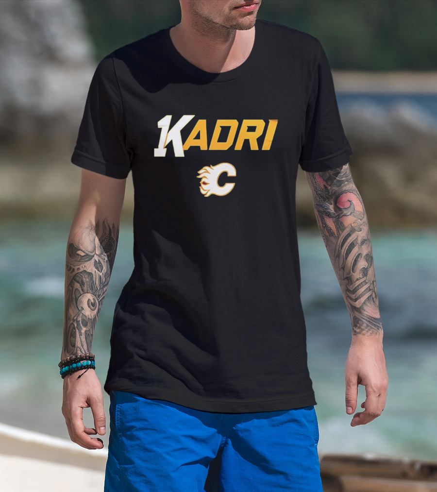 Calgary Flames Kadri 1000th NHL Game 2025 T-Shirt