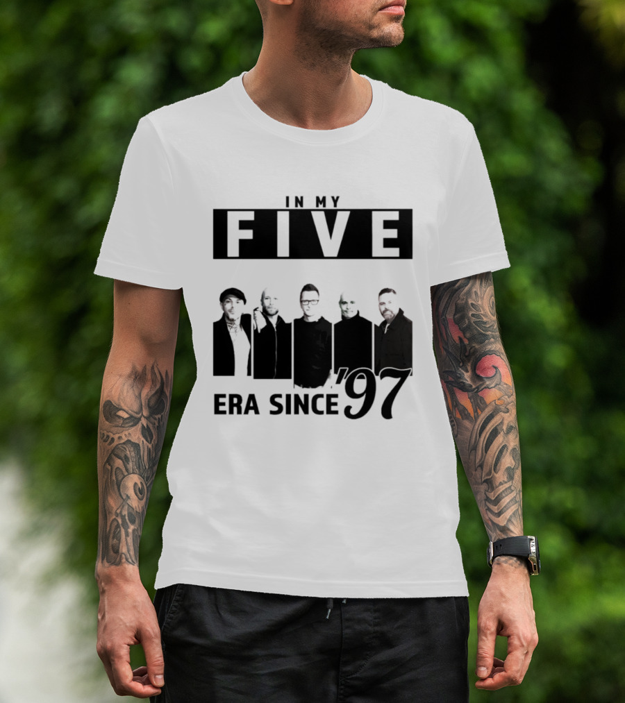 FIVE Boyband My Era Since 97 Concert T-Shirt