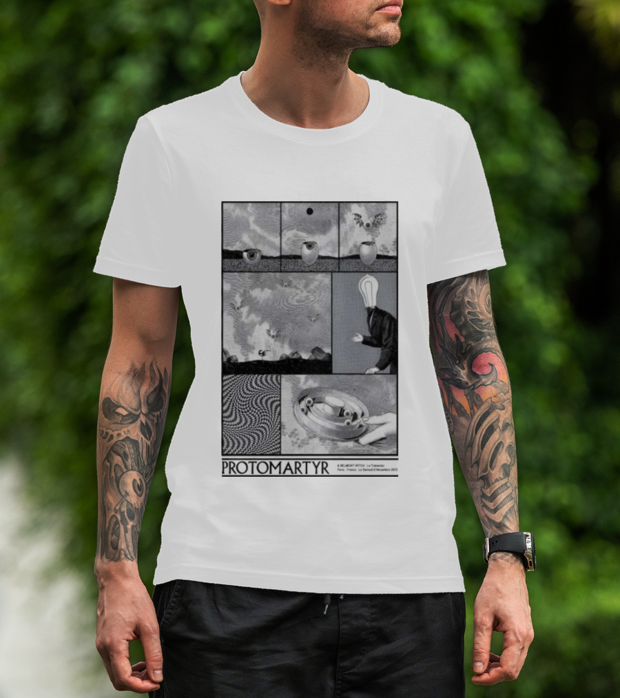Protomartyr A Brilliant Wretch La Trabendo Paris France Le Samedi 8 Novembre 2025 Concerts T-Shirt