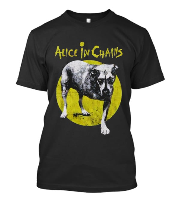 Alice In Chains Three-Legged Dog Iconic Band Logo T-Shirt