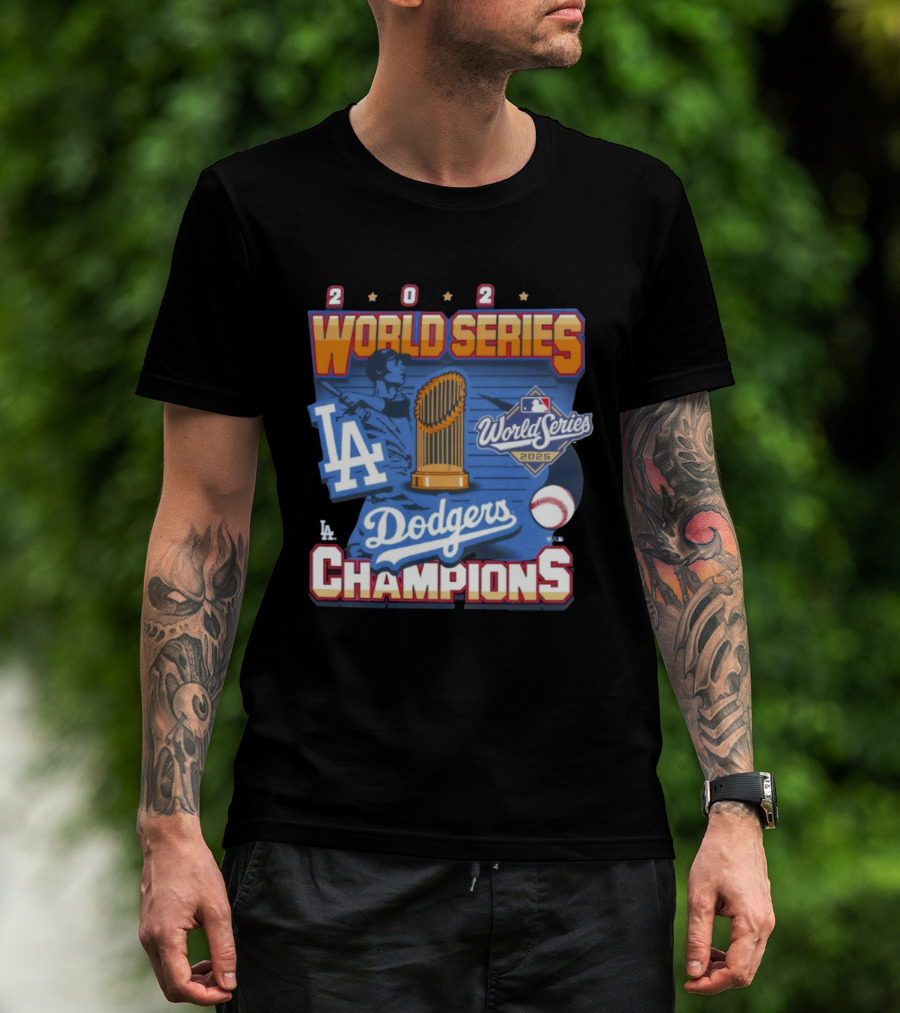 Los Angeles Dodgers 2025 World Series Champions MLB Takashi T-Shirt