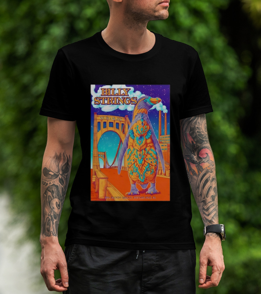 Billy Strings Nov 7 8 2025 PPG Paints Arena Pittsburgh T-Shirt