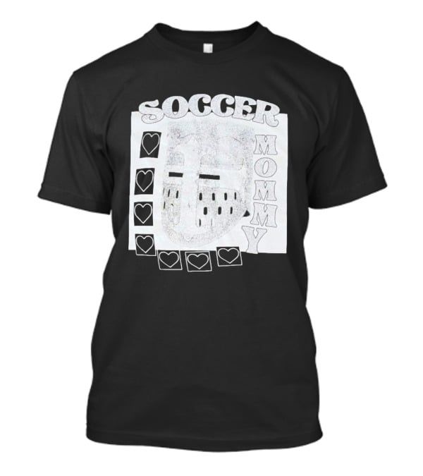 Soccer Mommy Shield Hearts And Helmet T-Shirt