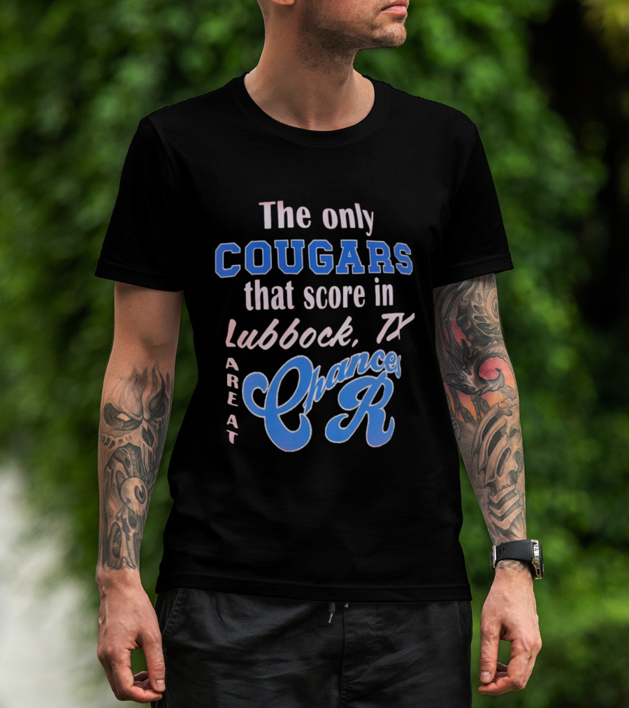 BYU Cougars Score In Lubbock TX At Chances R T-Shirt