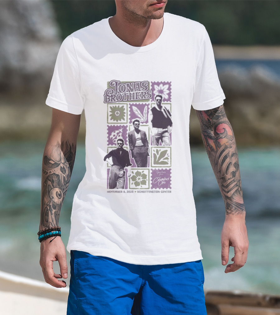 Jonas Brothers 2025 Value City Arena Columbus OH Nov 08 T-Shirt