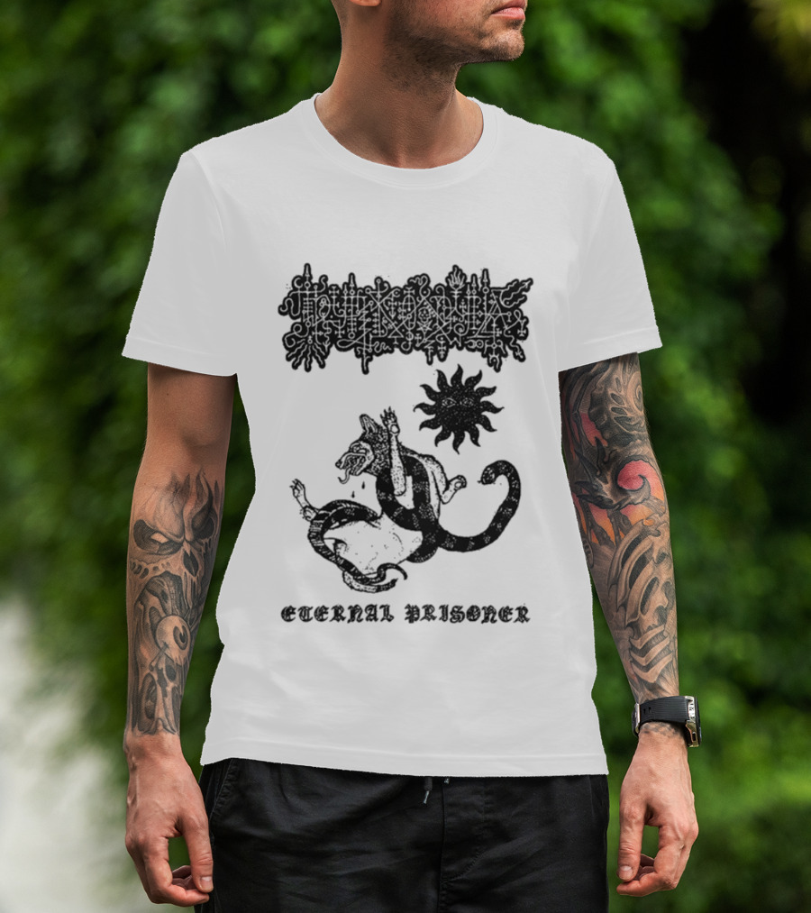 Труп Колдуна Warlock Corpse Serpent Sun Eternal Prisoner T-Shirt