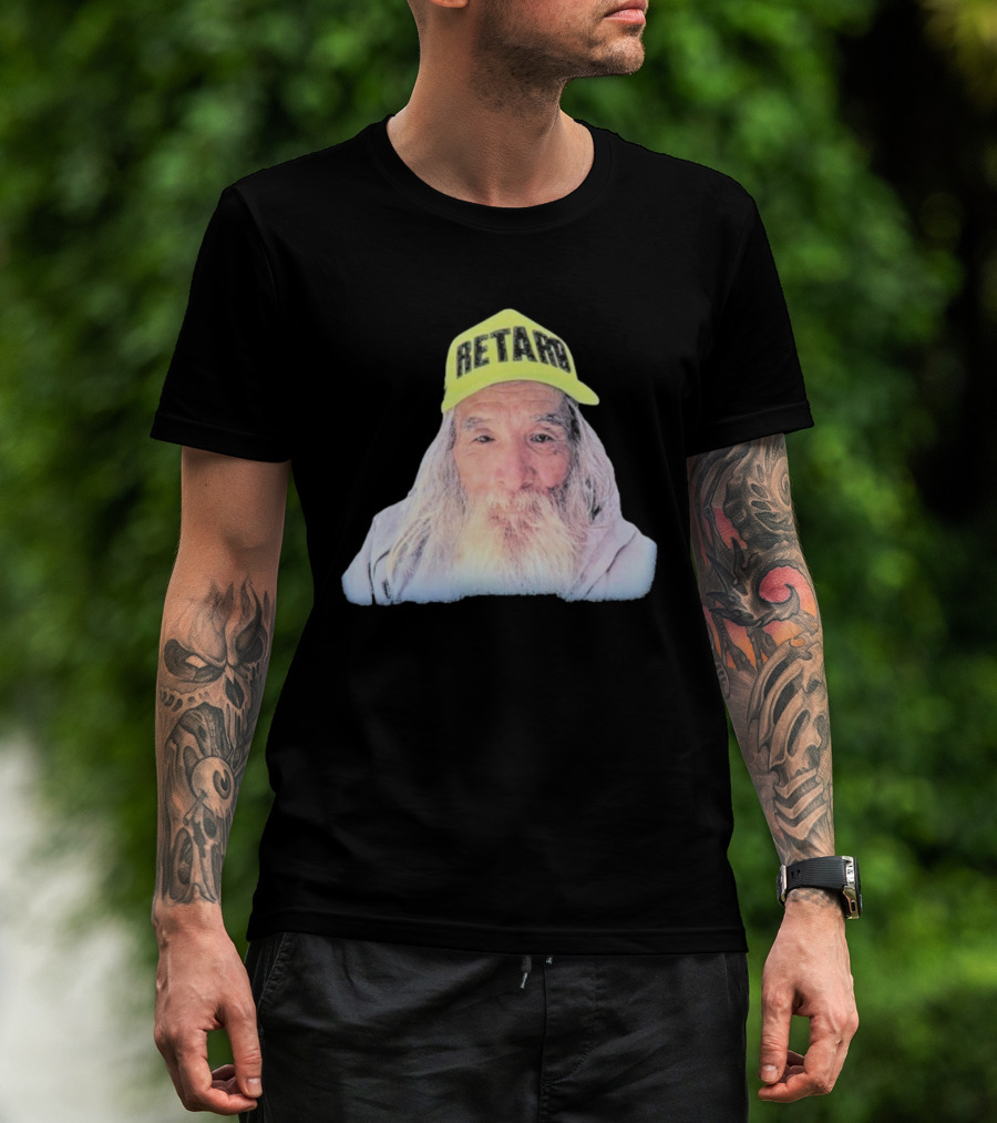 RETARD Fuji Parody Hat Old Man Iconic Style T-Shirt