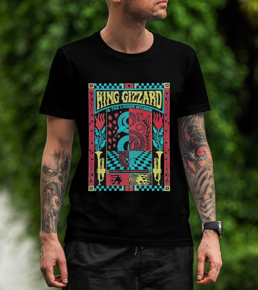 King Gizzard And The Lizard Wizard Den Bosch Netherlands Mainstage November 7 2025 Symphony Rotterdam T-Shirt