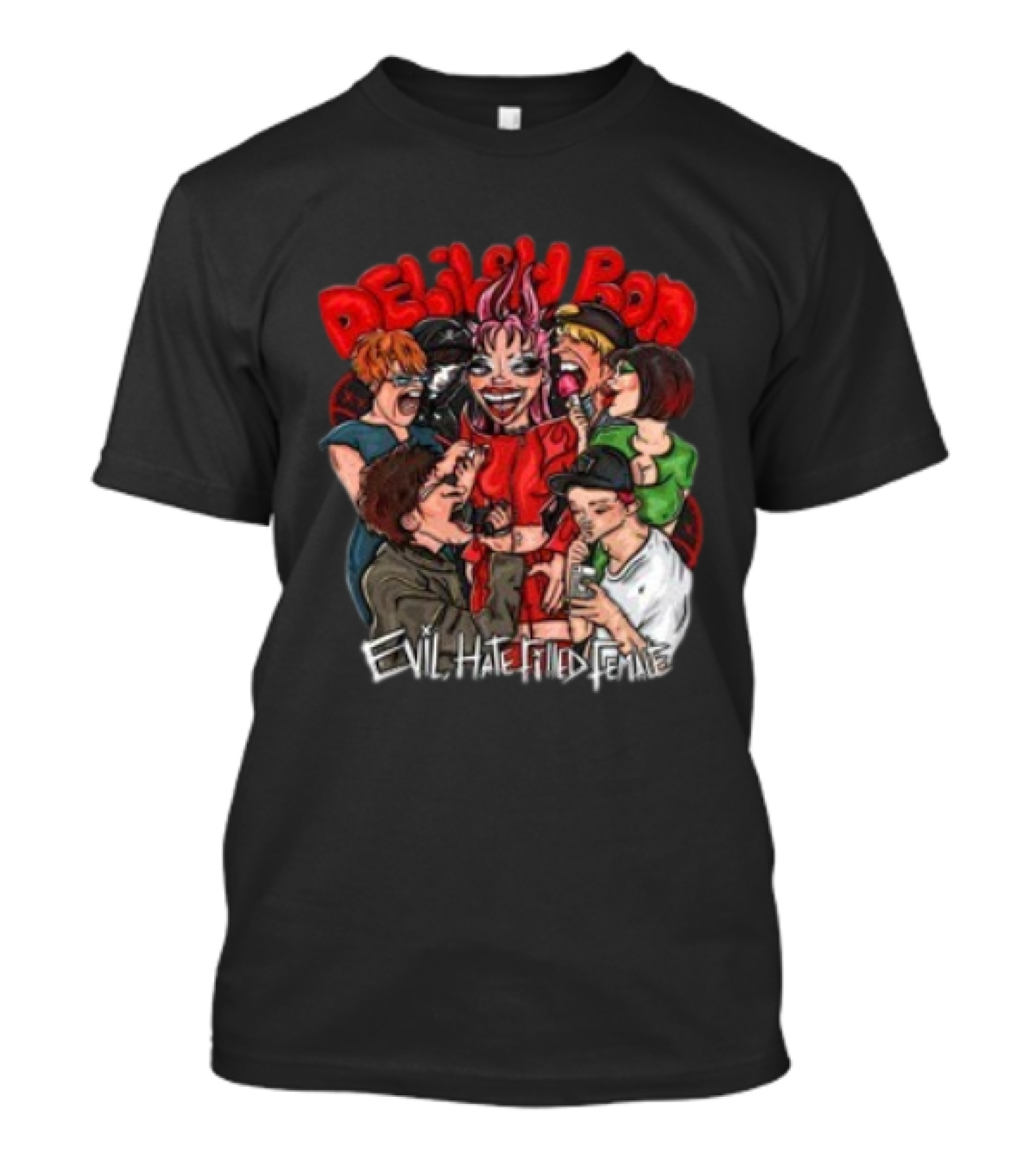 Delilah Bon Evil Hate Filled Female 2024 Tour Characters T-Shirt