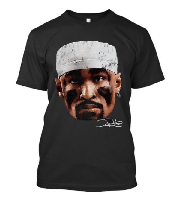 Jalen Hurts Philadelphia Eagles Big Head Signature Vintage Football T-Shirt