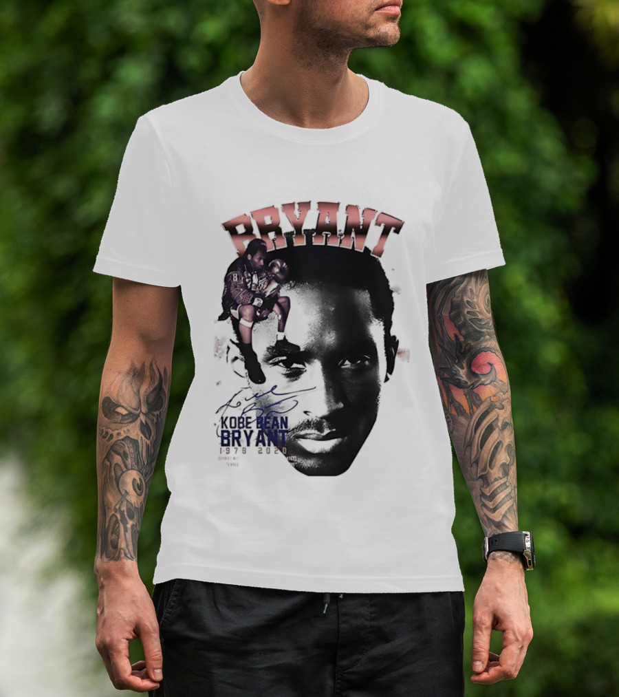 Kobe Bryant Los Angeles Lakers Basketball Vintage Tribute Bryant Signature Retro T-Shirt