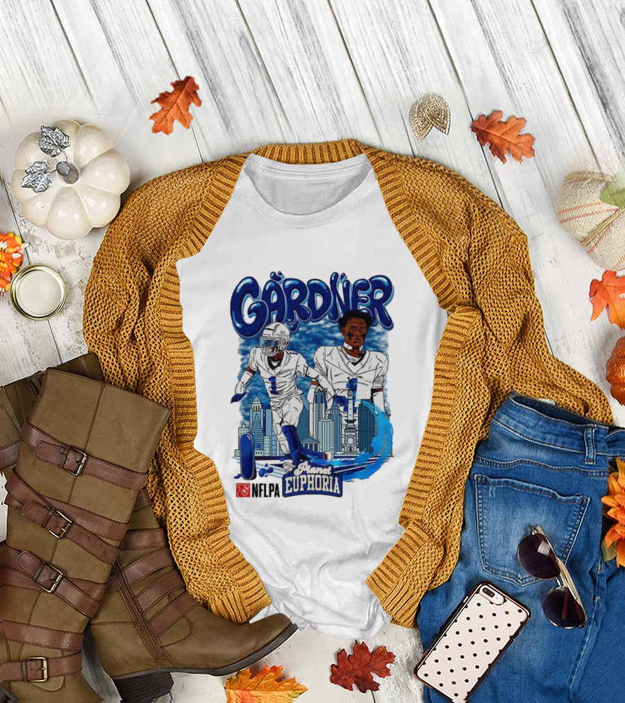 Gårdner Number 1 Primes Euphoria Football Skyline Cartoon T-Shirt