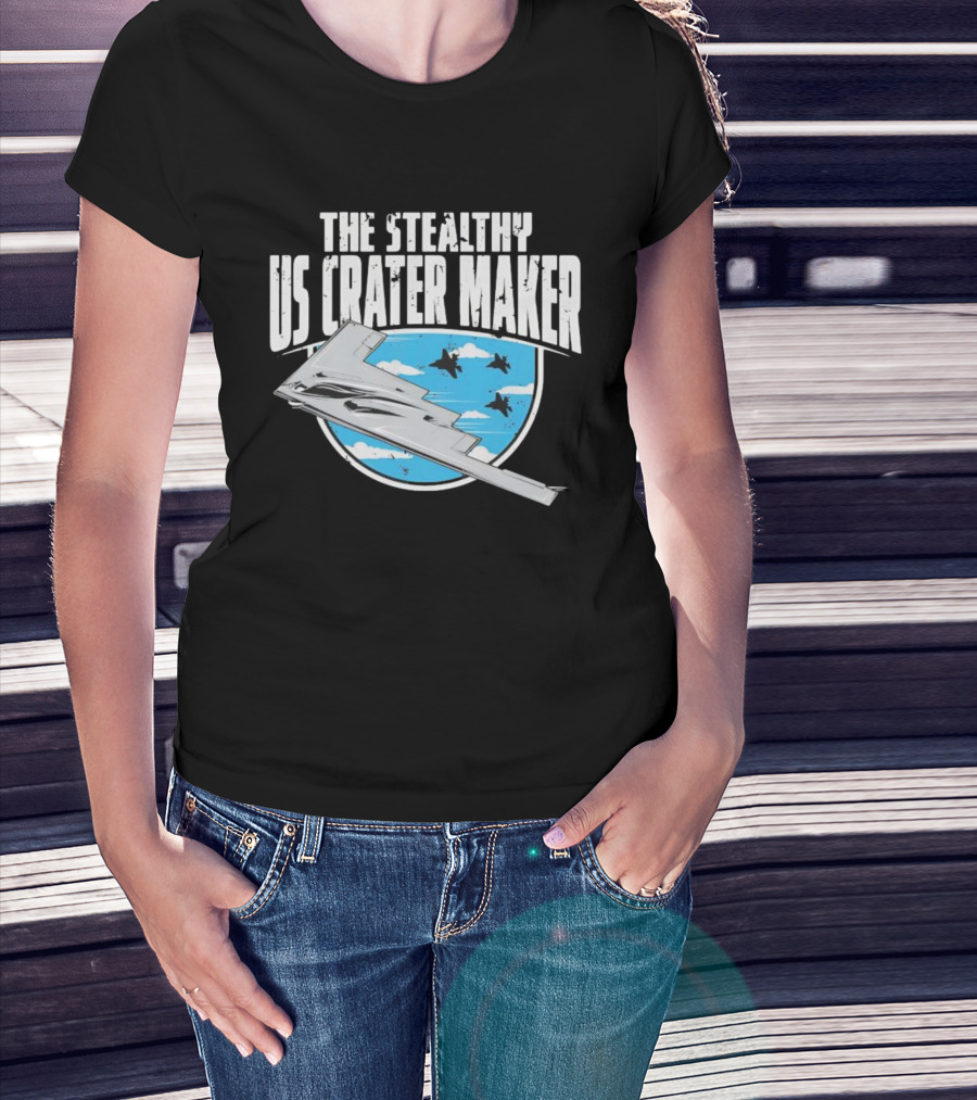 The Stealthy US Crater Maker Fighter Jets Sky Scene T-Shirt