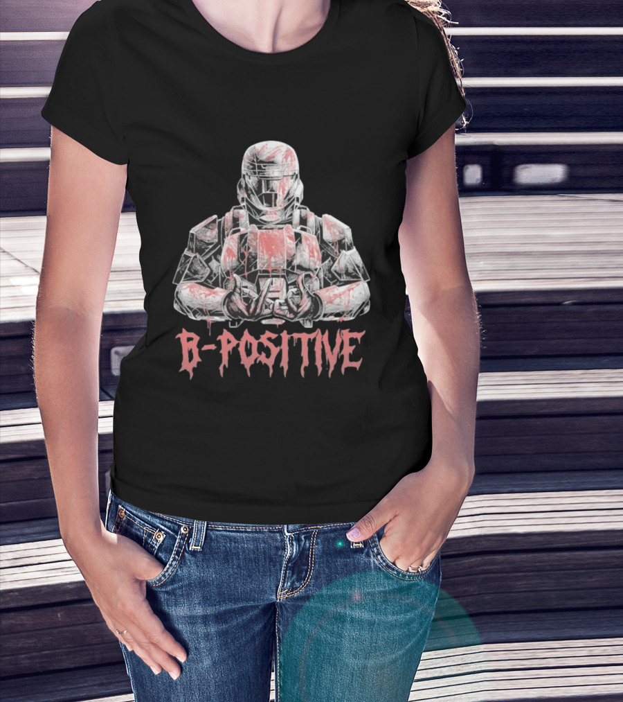 Halo Wars B Positive Spartan Armor Blood Theme T-Shirt