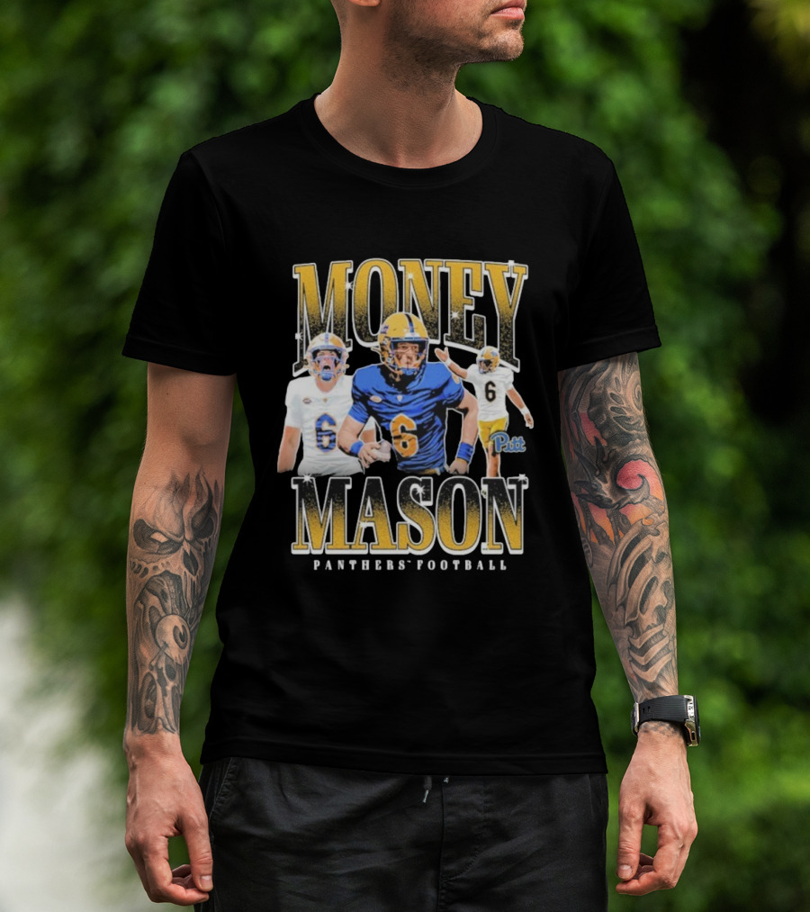 Mason Heintschel Money Mason Panthers Pitt Football T-Shirt