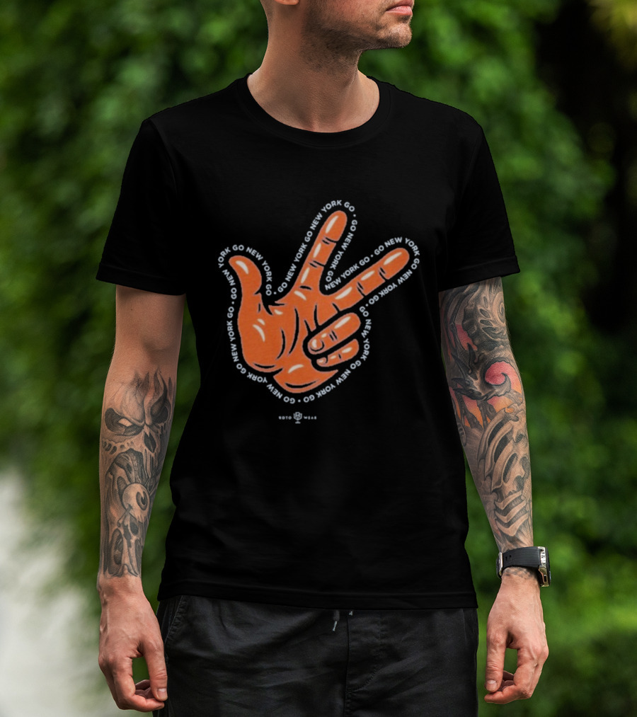 New York Knicks Go 3PT Hand Gesture Celly T-Shirt