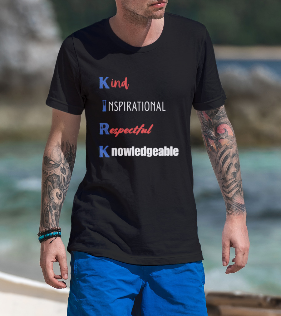 Kind Inspirational Respectful Knowledgeable Charlie Kirk T-Shirt