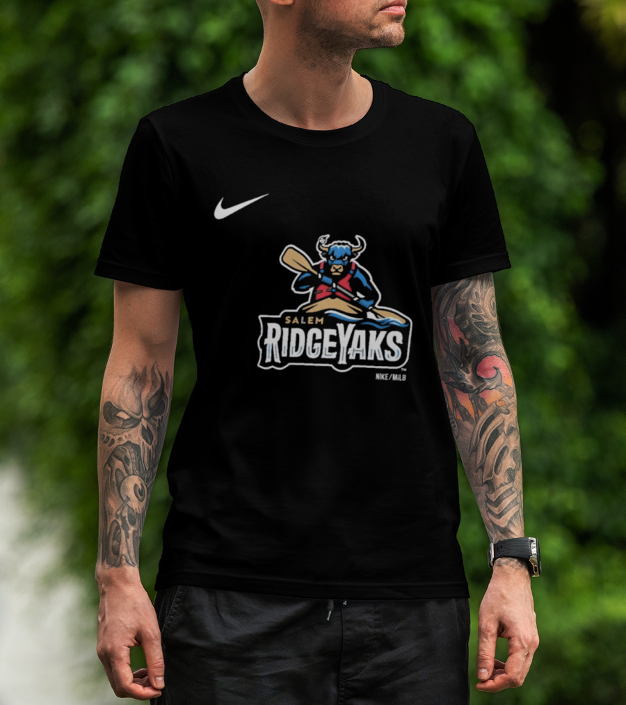 Salem RidgeYaks Nike Legends Kayaking Yak T-Shirt