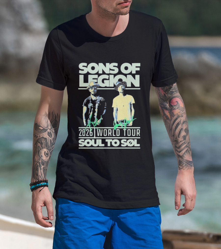 Sons Of Legion 2026 World Tour Soul To Søl T-Shirt